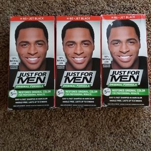 3/20*Just for men jet black hair dye